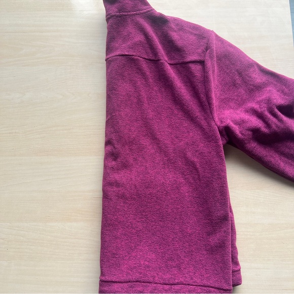 NWT Beyond Yoga New Terrain Pullover XL Heather Dark Beet Activewear Sweatshirt - Picture 11 of 11